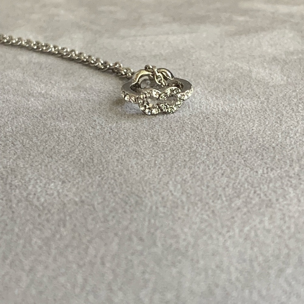 Coach tiny insignia pendant necklace